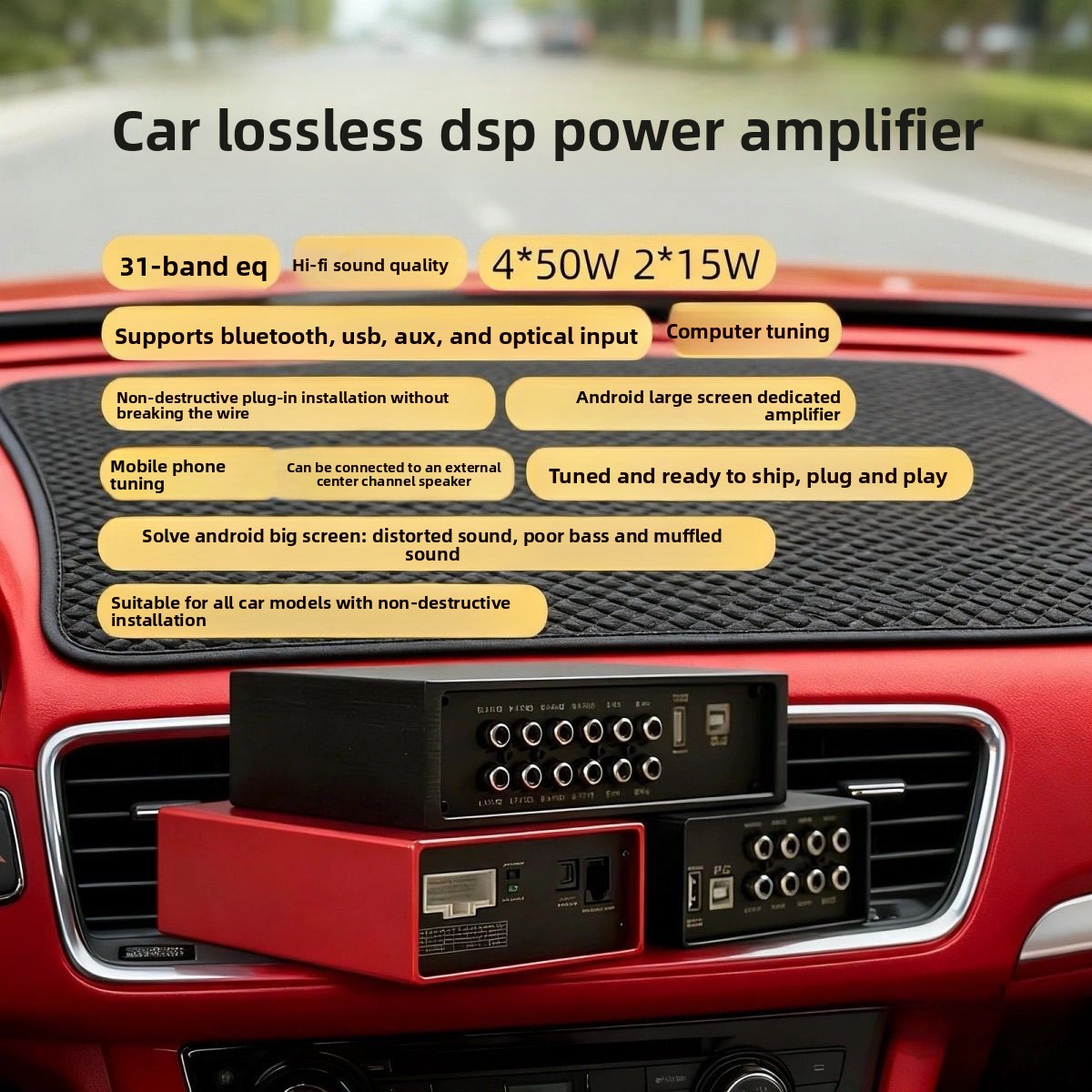 Car Dsp Amplifier 8 Channel - เครื่องขยายเสียง DSP ในรถยนต์ 4/6/8 ช่องสัญญาณ 31
