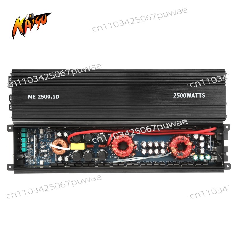 Car Amplifier Class D 1 Ohm Stable - แอมพลิฟายเออร์รถยนต์โมโน 2500W RMS, คลาส D รองรับ