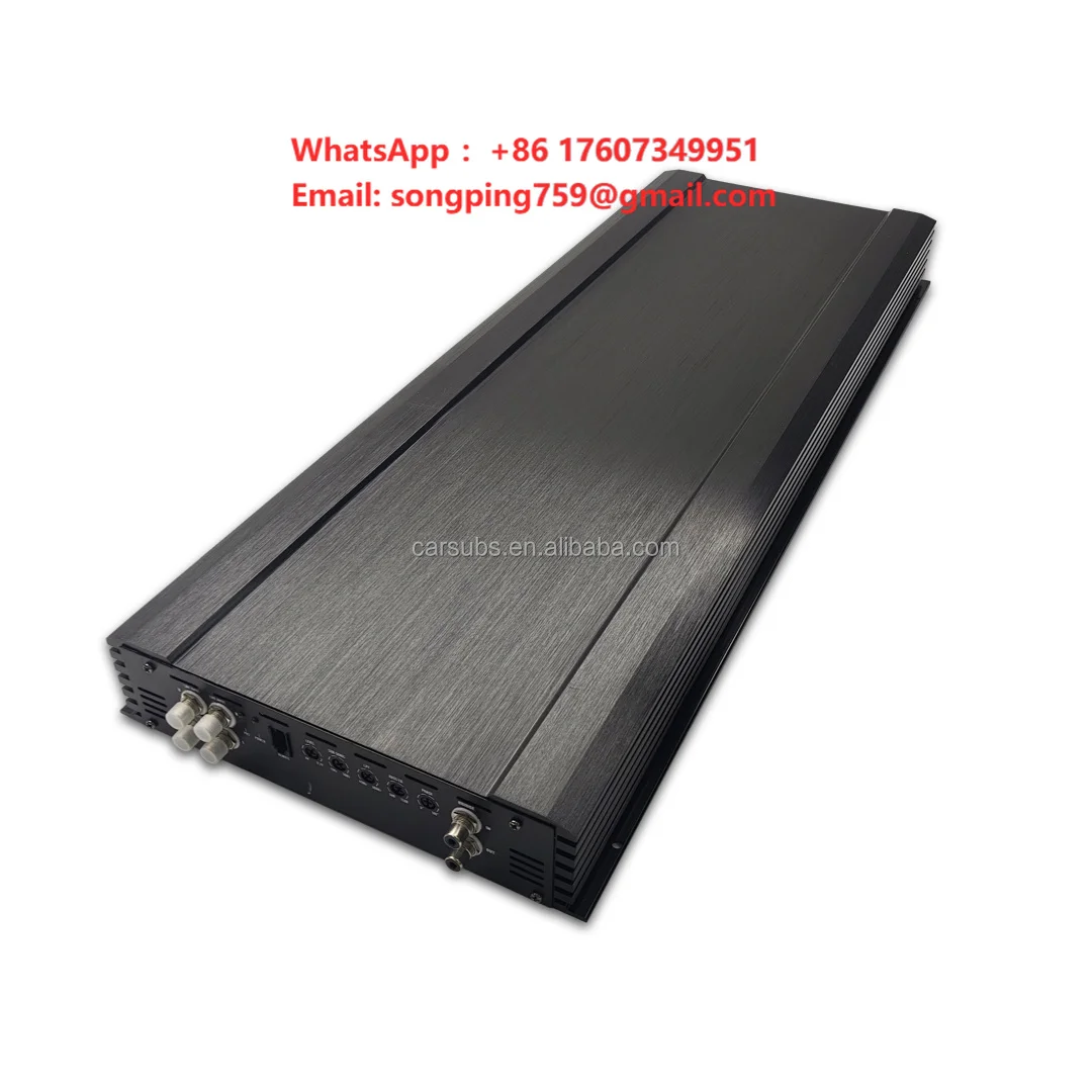 Car Amplifier Class D 1 Ohm Stable - แอมป์ซับวูฟเฟอร์รถยนต์ 7K บอร์ดเกาหลี RMS 7000W 1