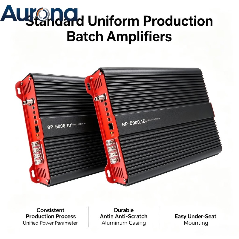 Monoblock Car Amplifier 5000W - 【อุตสาหกรรม】แอมพลิฟายเออร์เครื่องเสียงรถยนต์แบบโมโนบล็อก 5000W คลาส D, แอมพลิฟายเออร์เบส 1