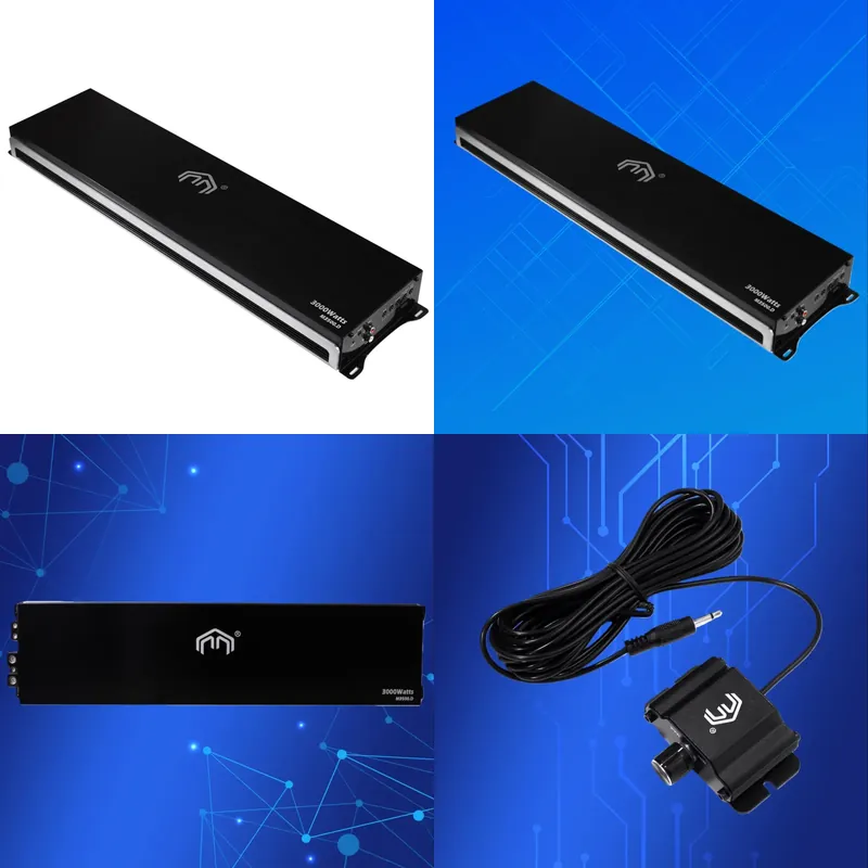 Car Subwoofer Amplifier 3000W Rms - สำหรับแอมป์เสียงรถยนต์คลาส D 1 ช่อง กำลังขับสูงสุด 3000W