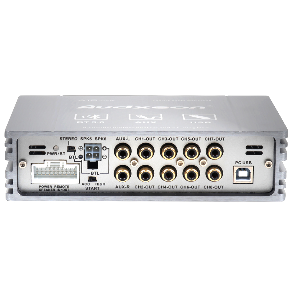 Car Dsp Amplifier 8 Channel - เครื่องขยายเสียงรถยนต์ DSP 8 แชนแนล คุณภาพดี OEM