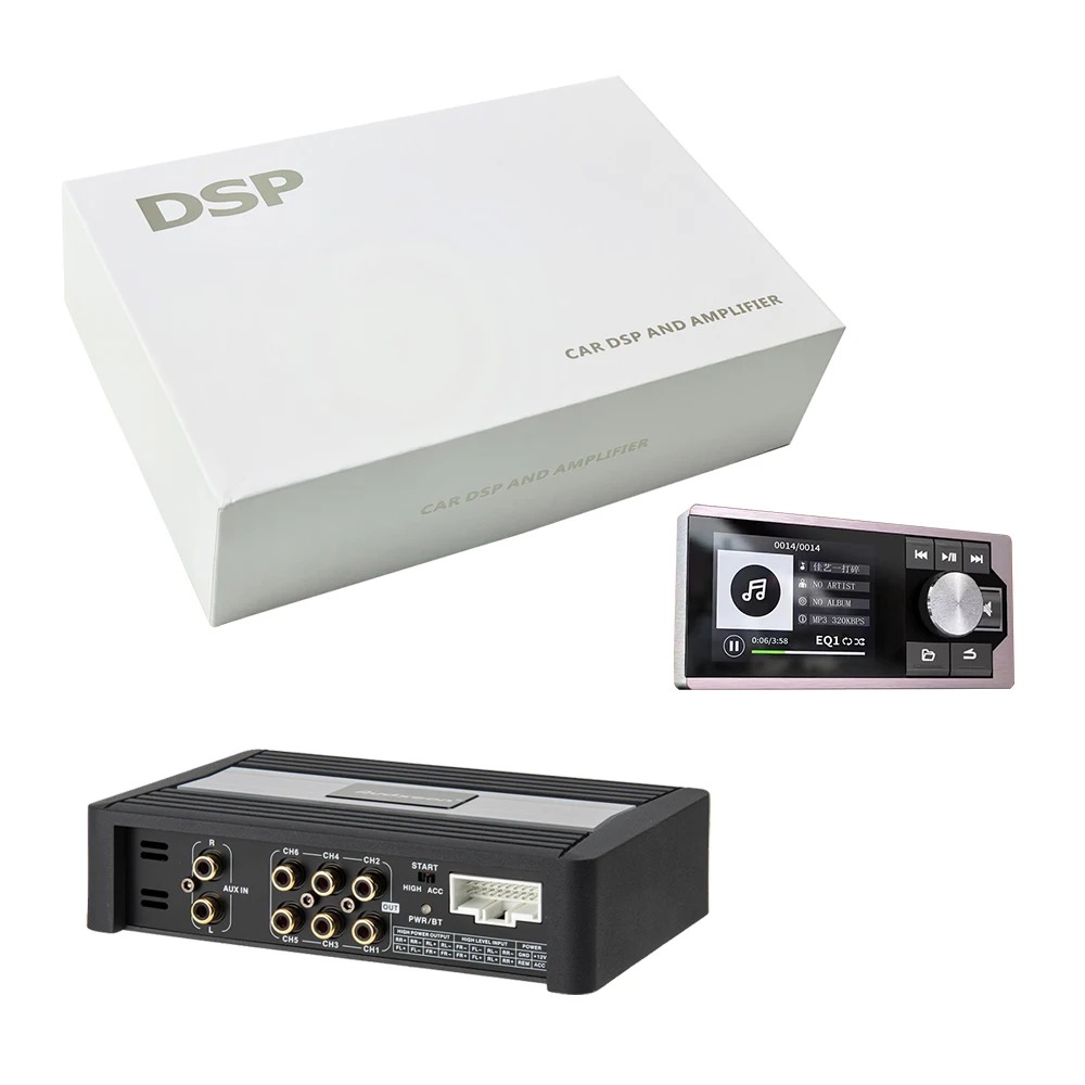 Car Dsp Processor 31 Band Eq - โปรเซสเซอร์เสียงรถยนต์ DSP แอมพลิฟายเออร์ 4 แชนแนล AKM
