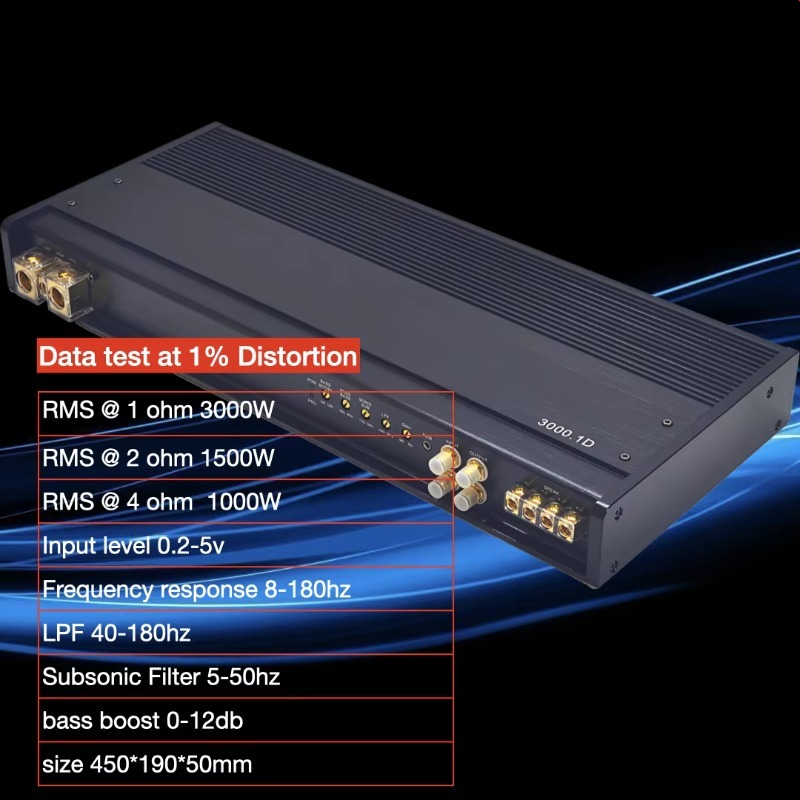 EXAD Choice SQ เครื่องขยายเสีย - Car Subwoofer Amplifier 3000W Rms บทวิจารณ์และราคา
