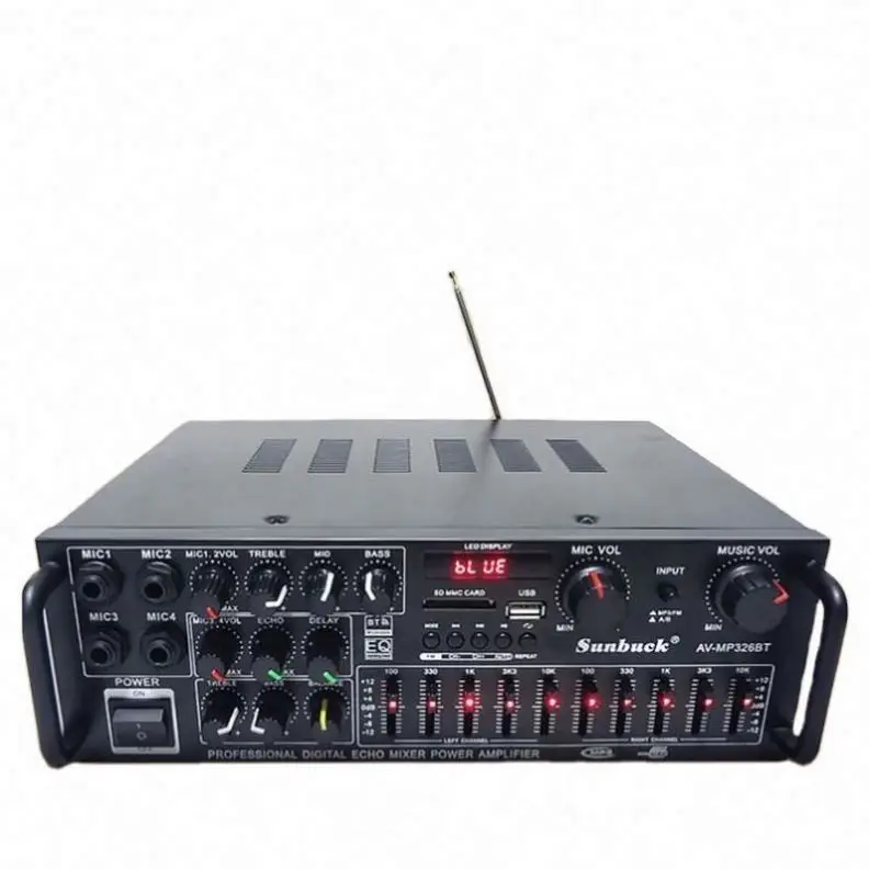 เครื่องขยายเสียงระดับมืออาชีพ  - Car Audio Amplifier 4 Channel 2000W บทวิจารณ์และราคา