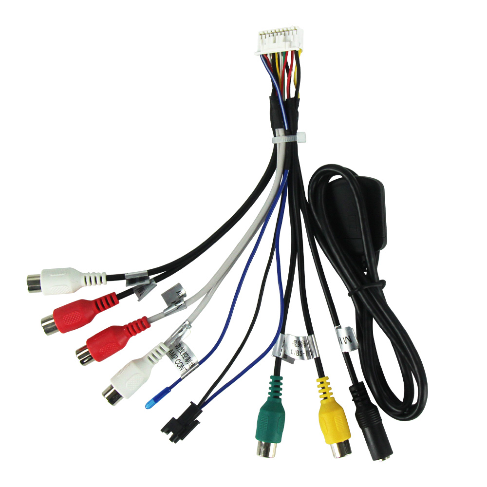 MEKEDE 20 Pin RCA Audio Video  - Car Audio Line Output Converter บทวิจารณ์และราคา