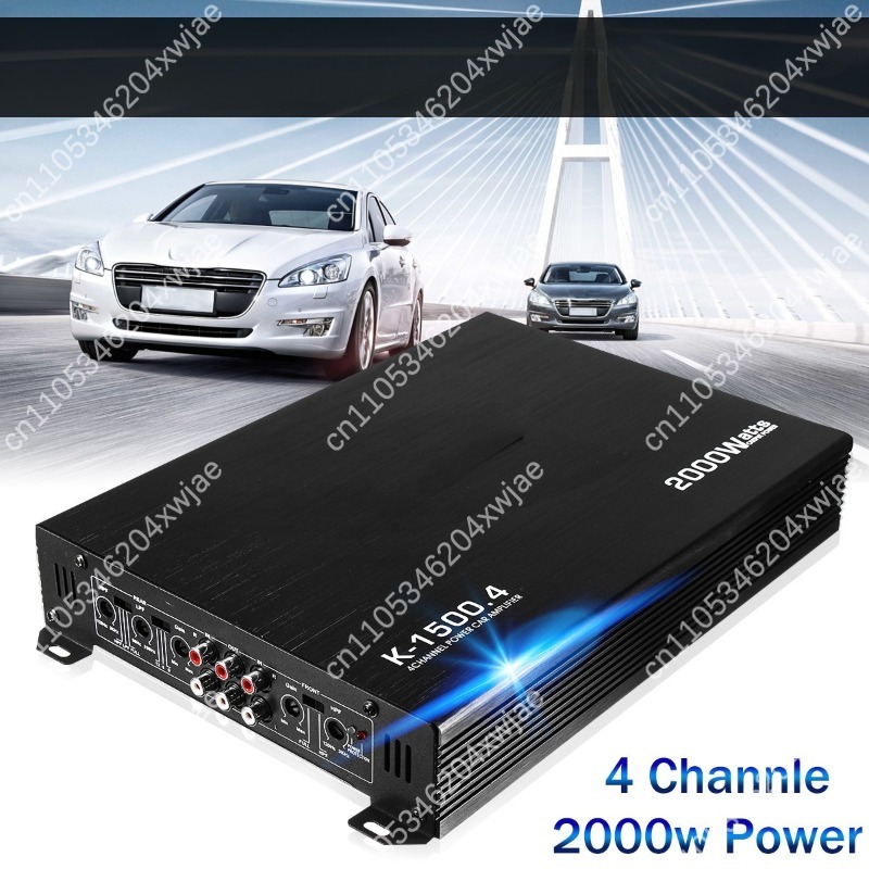 K-1500.4 แอมป์รถยนต์ 4 ช่อง 20 - Car Audio Amplifier 4 Channel 2000W บทวิจารณ์และราคา
