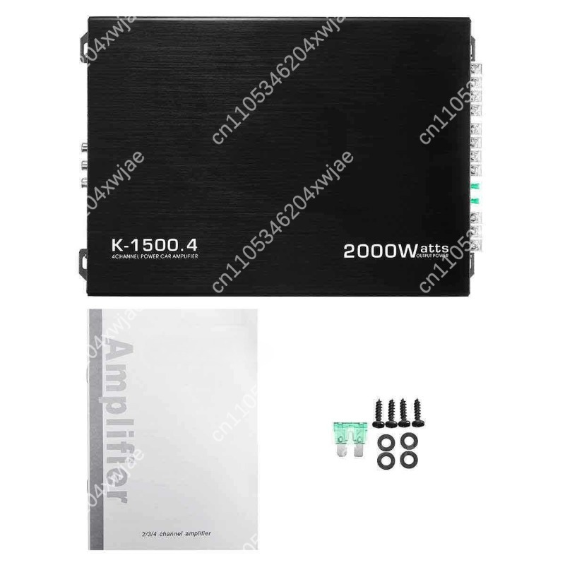 K-1500.4 แอมป์รถยนต์ 4 ช่อง 20 - Car Audio Amplifier 4 Channel 2000W บทวิจารณ์และราคา
