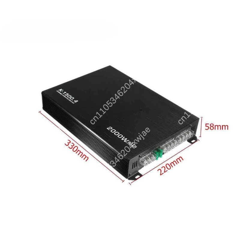 K-1500.4 แอมป์รถยนต์ 4 ช่อง 20 - Car Audio Amplifier 4 Channel 2000W บทวิจารณ์และราคา