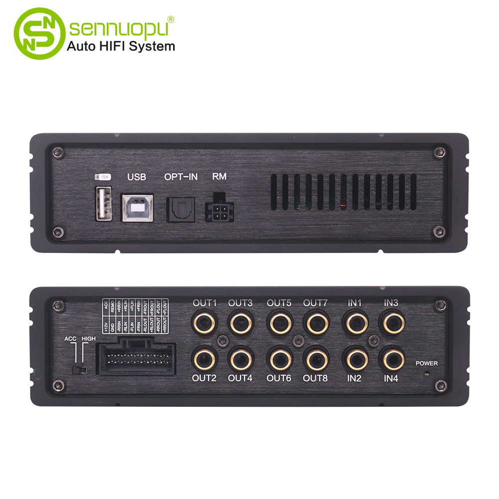โปรเซสเซอร์ sennuopu รถยนต์ DS - Car Dsp Amplifier 8 Channel บทวิจารณ์และราคา