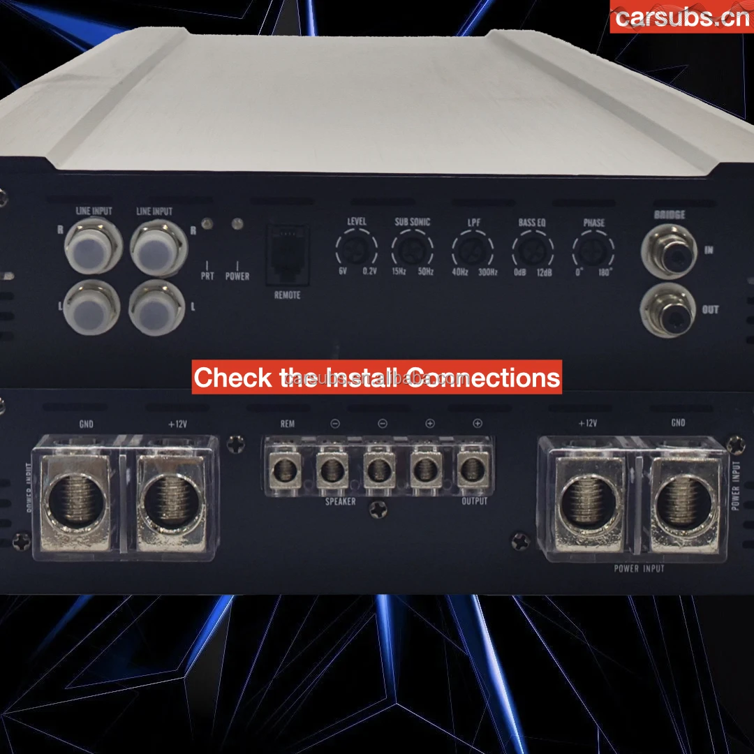 แอมป์ซับวูฟเฟอร์รถยนต์ 7K บอร์ - Car Amplifier Class D 1 Ohm Stable บทวิจารณ์และราคา
