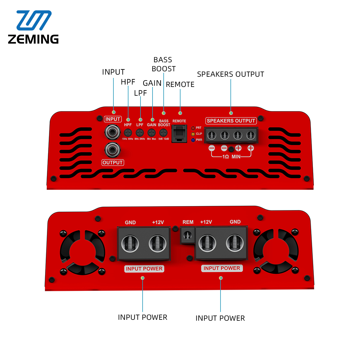 เครื่องขยายเสียงซับวูฟเฟอร์สำห - Monoblock Car Amplifier 5000W บทวิจารณ์และราคา