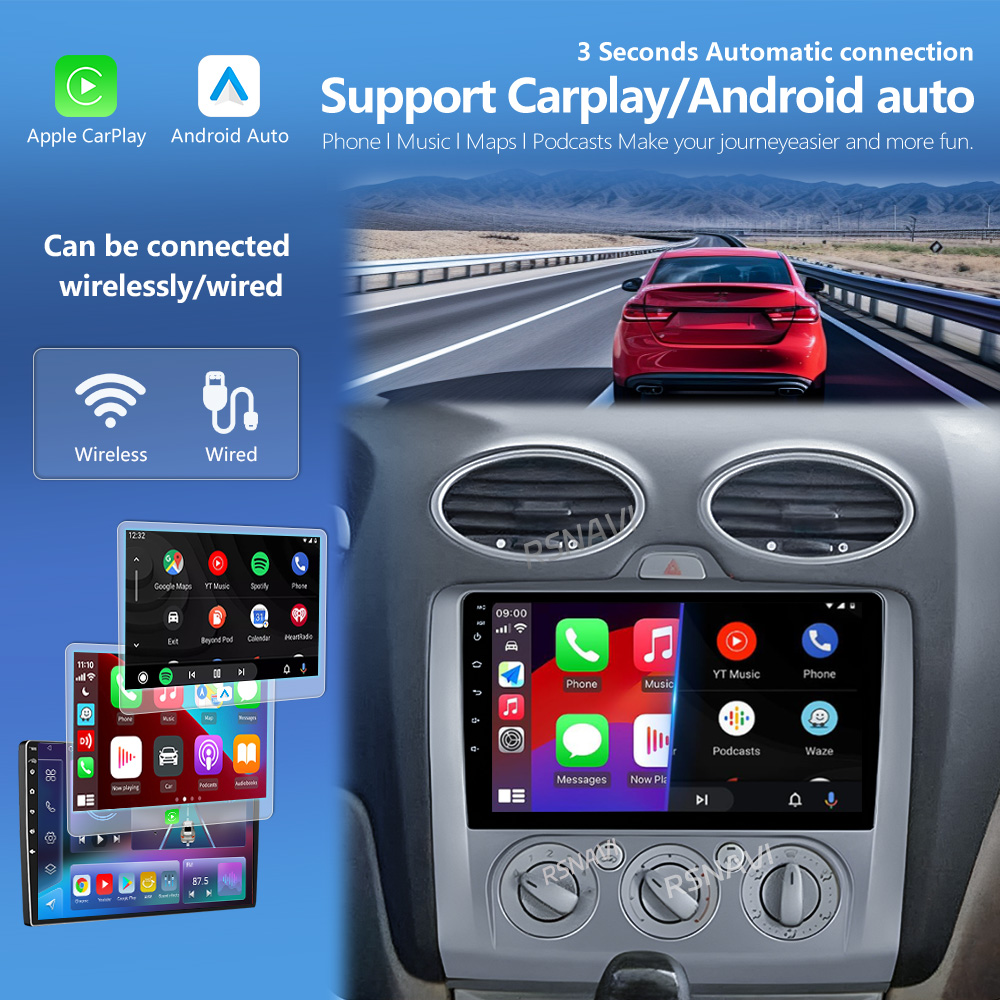วิทยุติดรถยนต์สำหรับ Ford Focu - Car Dsp With Android App Control บทวิจารณ์และราคา