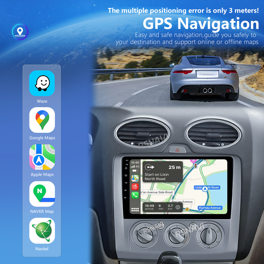วิทยุติดรถยนต์สำหรับ Ford Focu - Car Dsp With Android App Control บทวิจารณ์และราคา