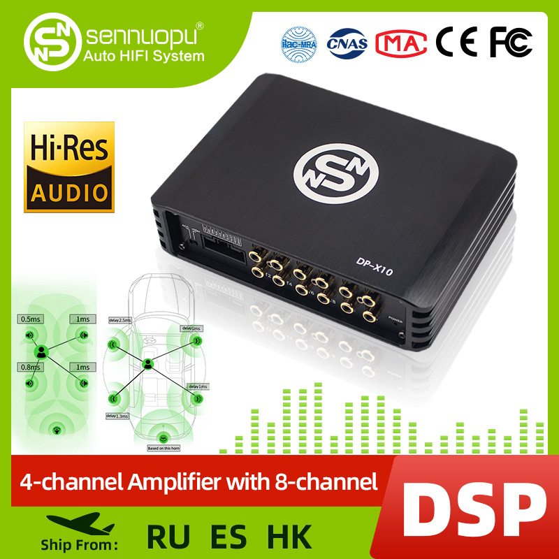 Sennuopu DP X10 เครื่องเสียงรถ - Car Dsp Amplifier 8 Channel บทวิจารณ์และราคา