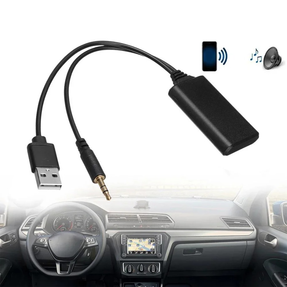 อะแดปเตอร์เสียงบลูทูธ Aux 3.5  - Car Audio Line Output Converter บทวิจารณ์และราคา