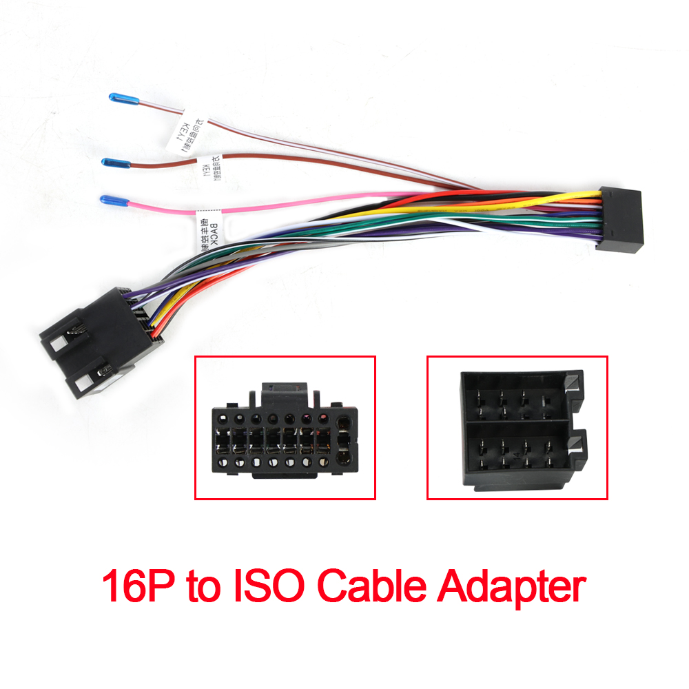 ปลั๊ก 16 พินสาย ISO มาตรฐานอะแ - Car Audio Line Output Converter บทวิจารณ์และราคา