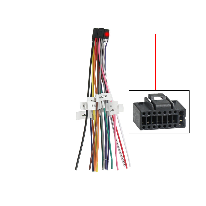 ปลั๊ก 16 พินสาย ISO มาตรฐานอะแ - Car Audio Line Output Converter บทวิจารณ์และราคา