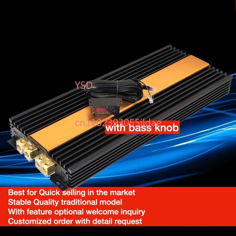 แอมพลิฟายเออร์รถยนต์โมโนบล็อก  - Car Subwoofer Amplifier 3000W Rms บทวิจารณ์และราคา