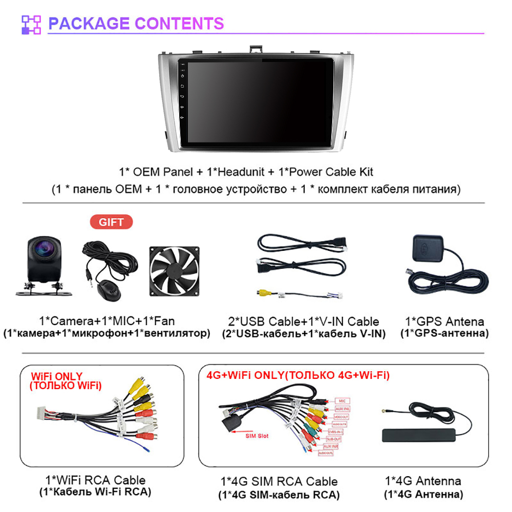 Android 16 สำหรับ Toyota Avens - Car Dsp With Android App Control บทวิจารณ์และราคา
