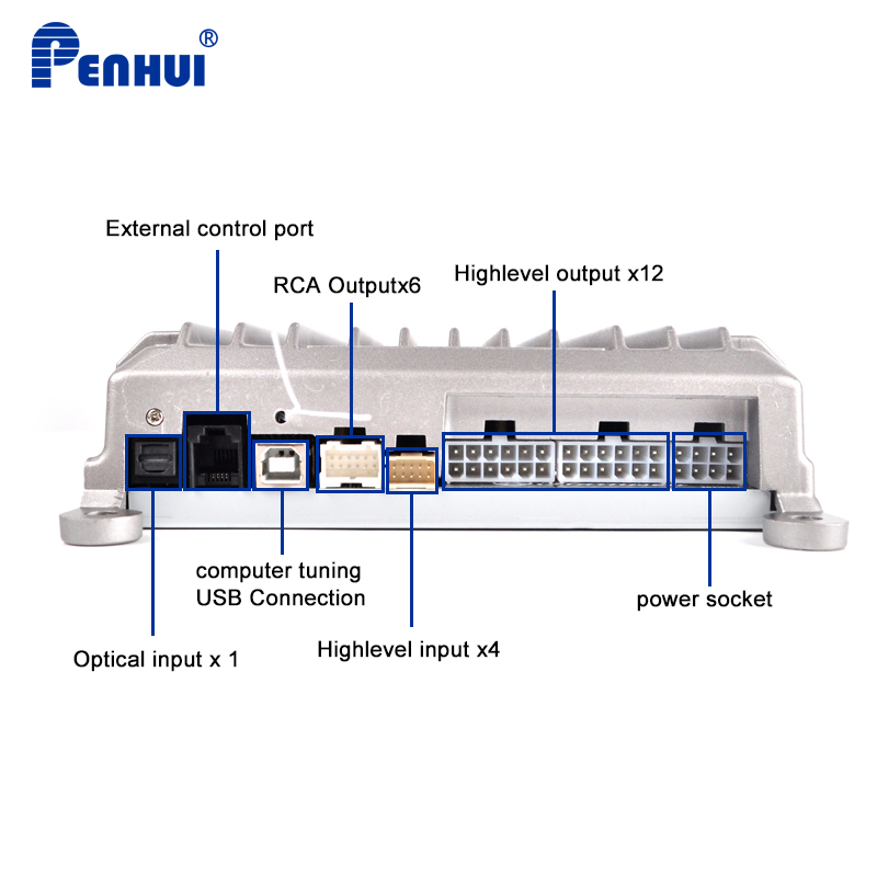 แอมพลิฟายเออร์ DSP สำหรับรถยนต - Car Dsp Amplifier 8 Channel บทวิจารณ์และราคา
