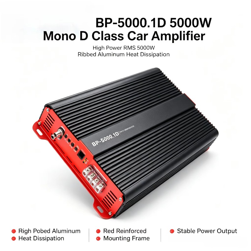 【อุตสาหกรรม】แอมพลิฟายเออร์เครื - Monoblock Car Amplifier 5000W บทวิจารณ์และราคา