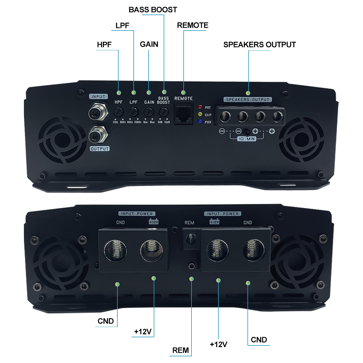 เพาเวอร์แอมป์รถยนต์ Zeming 90d - Car Amplifier Class D 1 Ohm Stable บทวิจารณ์และราคา