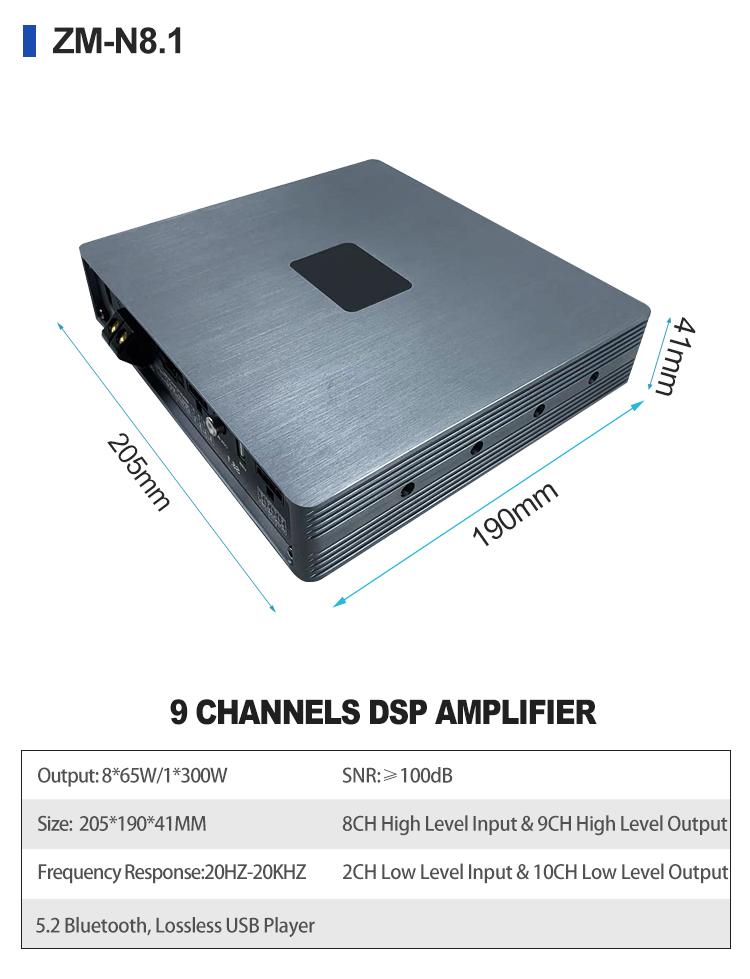 แอมพลิฟายเออร์ DSP 31 แบนด์ EQ - Car Dsp Processor 31 Band Eq บทวิจารณ์และราคา
