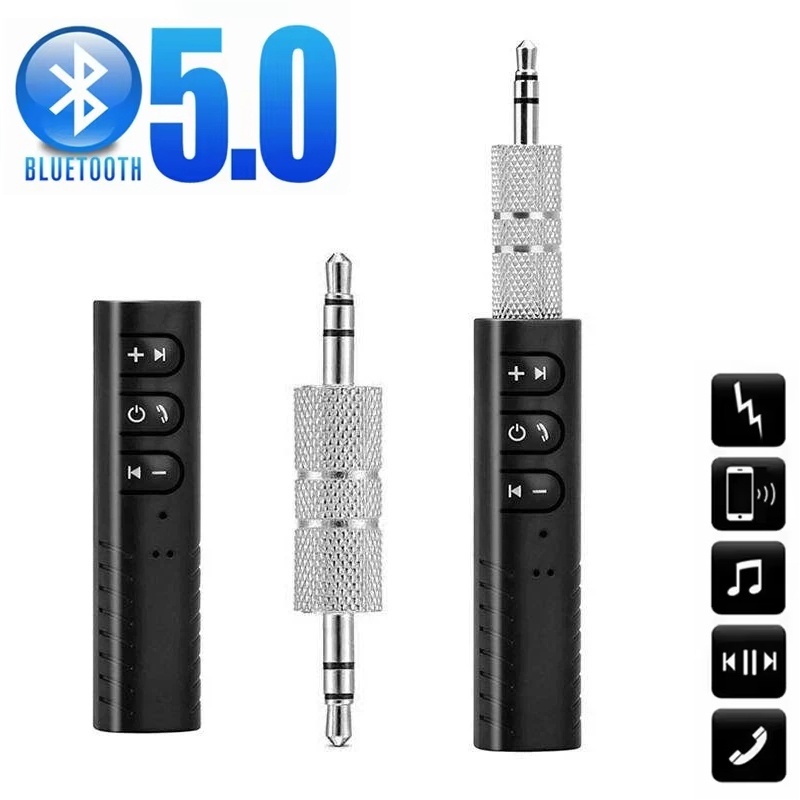 2 อิน 1 ไร้สายบลูทูธ 5.0 ตัวรั - Car Audio Line Output Converter บทวิจารณ์และราคา