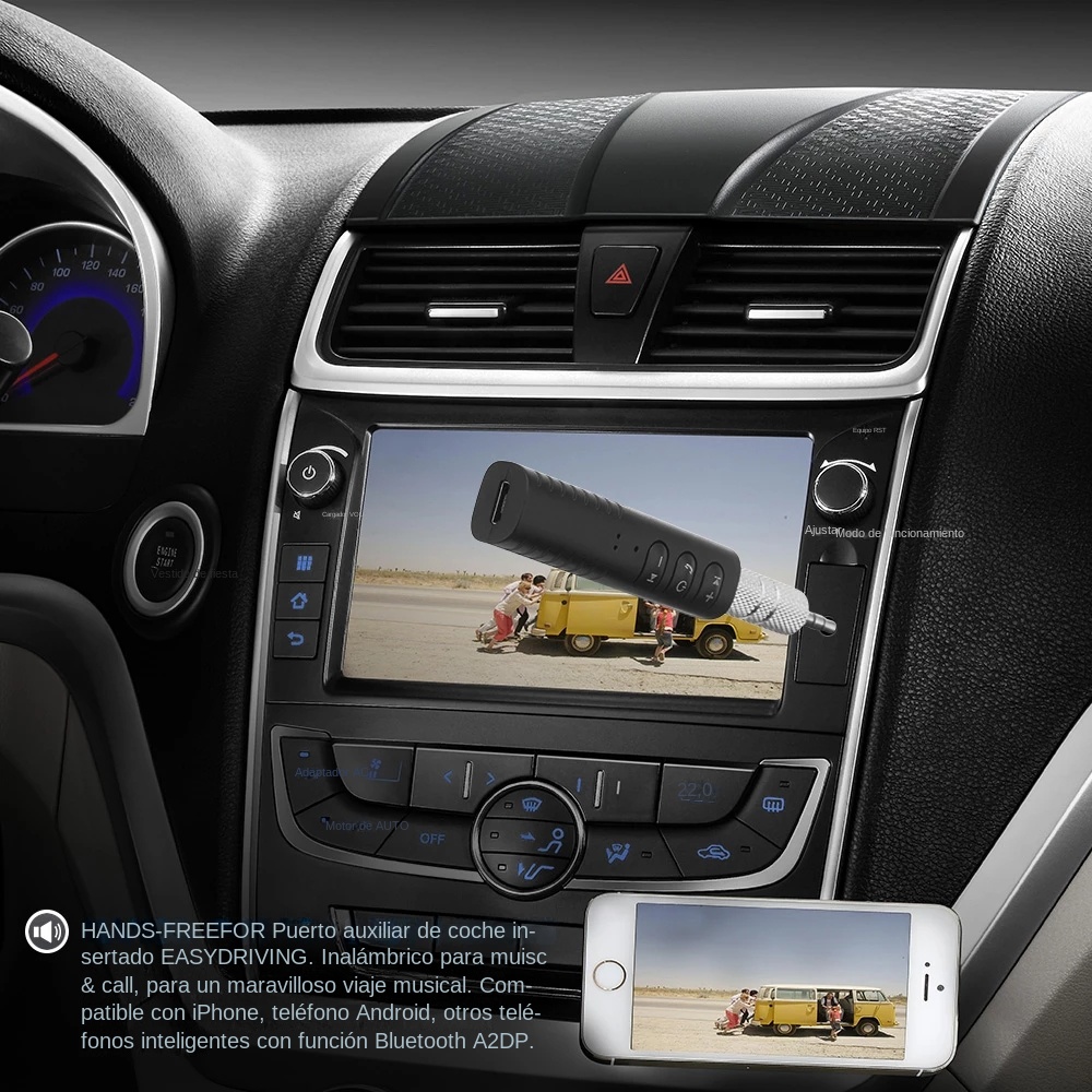 2 อิน 1 ไร้สายบลูทูธ 5.0 ตัวรั - Car Audio Line Output Converter บทวิจารณ์และราคา