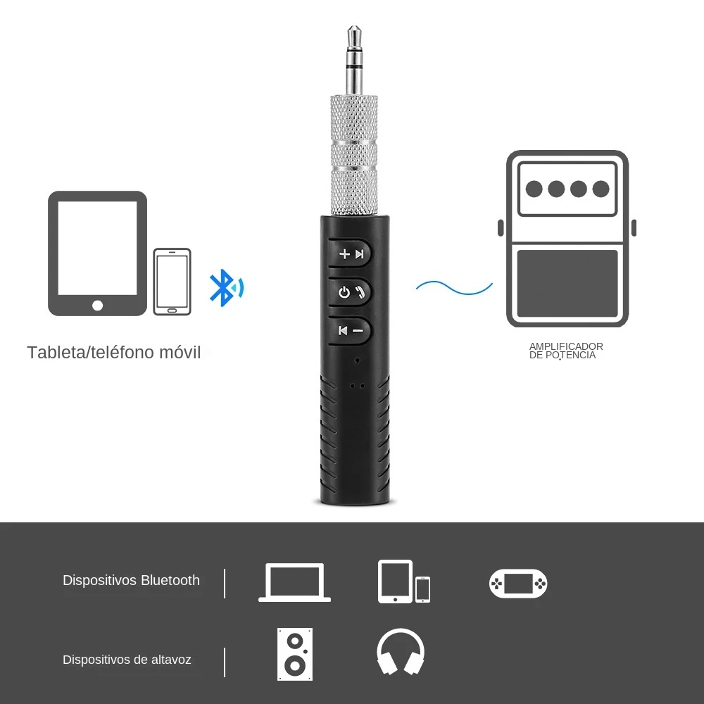 2 อิน 1 ไร้สายบลูทูธ 5.0 ตัวรั - Car Audio Line Output Converter บทวิจารณ์และราคา