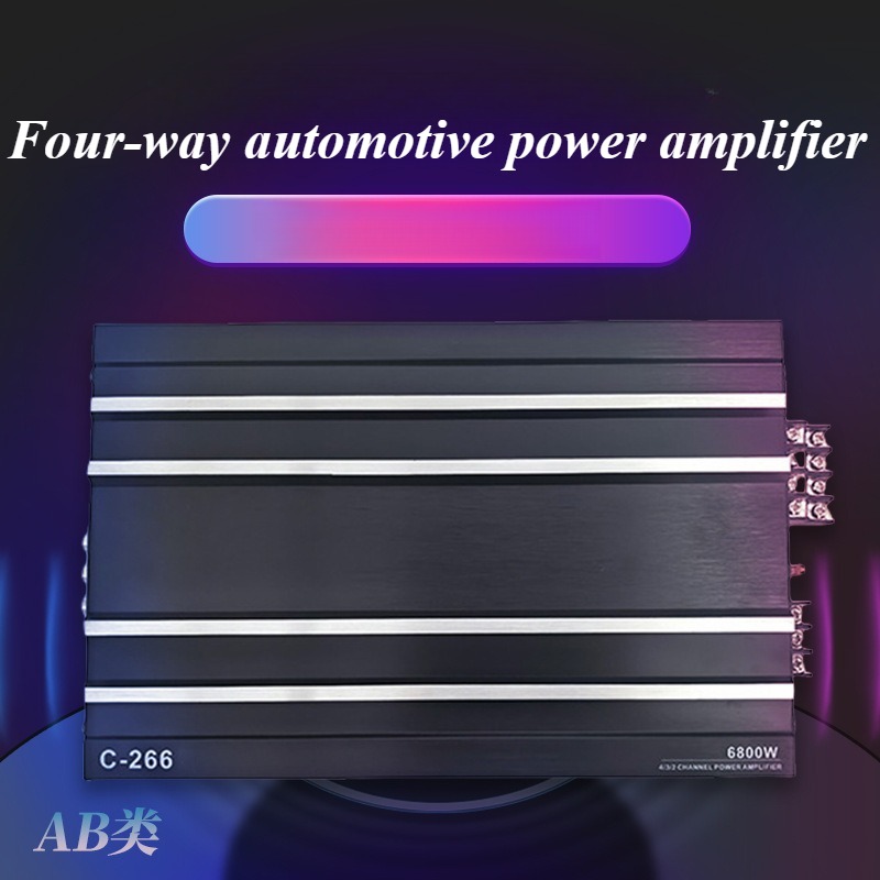 เครื่องขยายเสียงรถยนต์ 4 แชนแน - Car Audio Amplifier 4 Channel 2000W บทวิจารณ์และราคา
