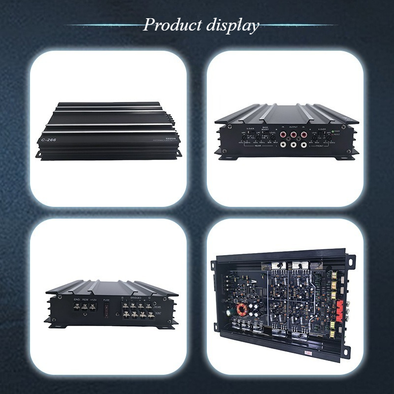 เครื่องขยายเสียงรถยนต์ 4 แชนแน - Car Audio Amplifier 4 Channel 2000W บทวิจารณ์และราคา