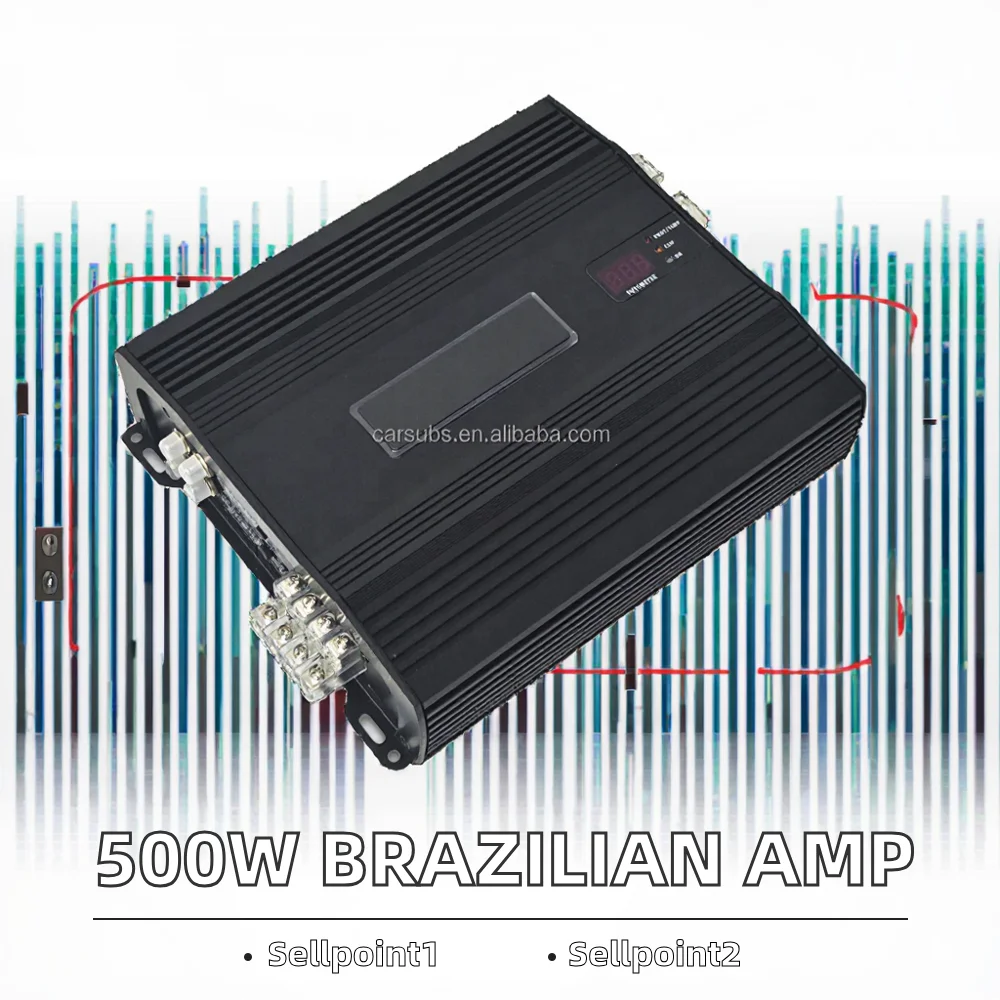 แอมพลิฟายเออร์รถยนต์บราซิลแบบฟ - Car Subwoofer Amplifier 3000W Rms บทวิจารณ์และราคา